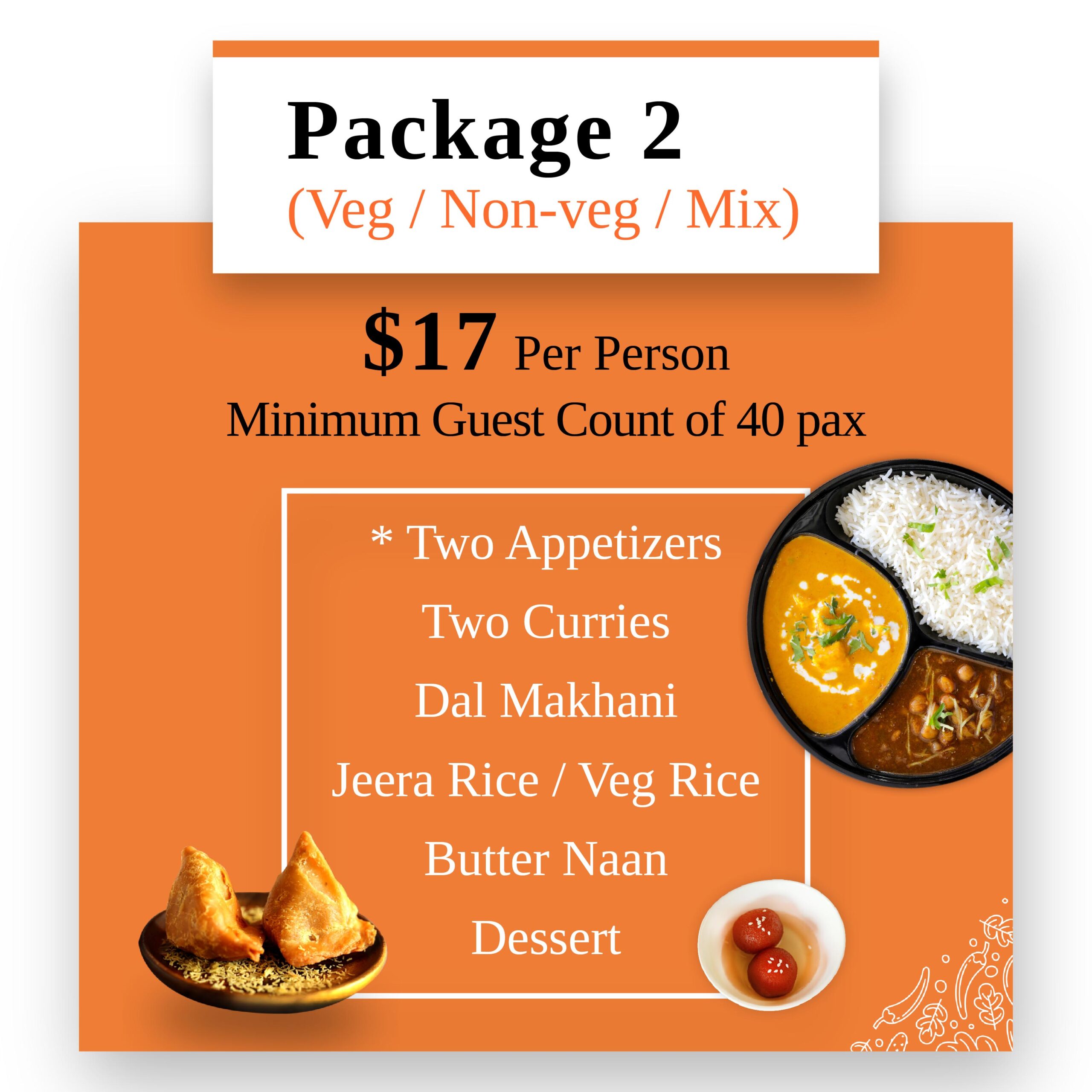 South Indian Menu - package 2 - ODA